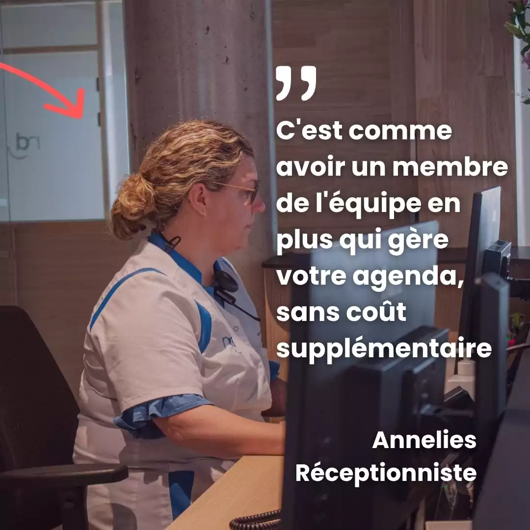 Annelies — Assistante d'accueil chez Novodental